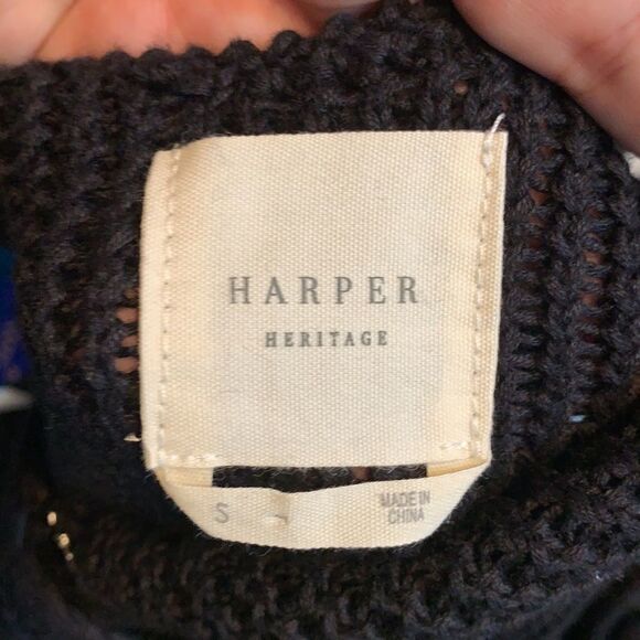 Harper Heritage knit tank top size small black - Picture 5 of 6